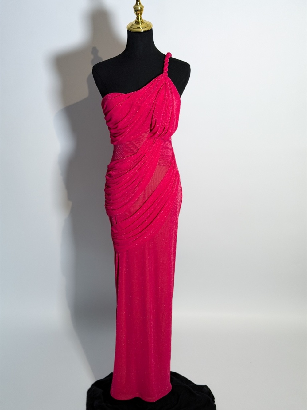 JLux Label Hot Pink Cocktail Dress | Size M